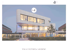 Tablet Screenshot of aplusarchitektur.com